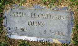 Carrie Lee <I>Patteson</I> Corns 