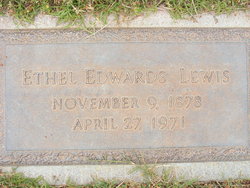 Ethel Roberta <I>Edwards</I> Lewis 