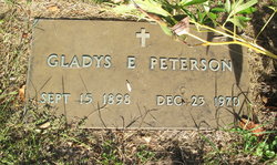 Gladys E <I>Hammond</I> Peterson 