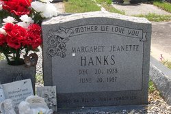 Margaret Jeanette <I>Josey</I> Hanks 