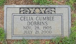 Celia <I>Cumbee</I> Dobbins 