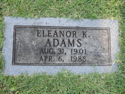 Eleanor <I>Killbuck</I> Adams 