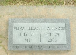 Velma Elizabeth <I>Brink</I> Albertson 