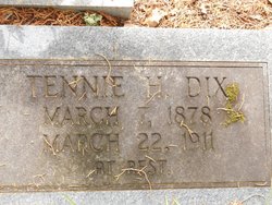 Tennessee “Tennie” <I>Hunt</I> Dix 
