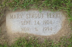Mary Ann <I>Strout</I> Ferris 