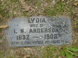 Lydia <I>Roberds</I> Anderson 