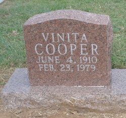 Vera Vinita <I>Sanders</I> Cooper 
