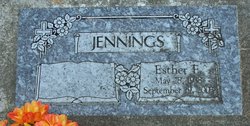 Esther Faye <I>Bland</I> Jennings 