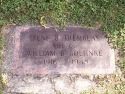 Irene B <I>Tremblay</I> Boehnke 