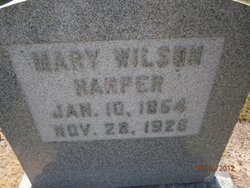 Mary <I>Wilson</I> Harper 