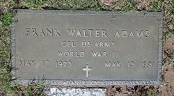 Frank Walter Adams 