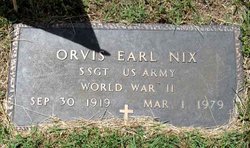 Sgt Orvis Earl Nix 