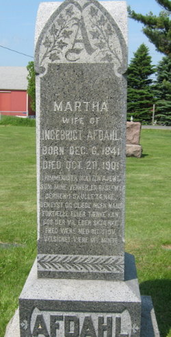 Martha I Afdahl 
