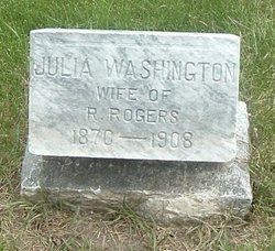 Julia <I>Washington</I> Rogers 