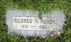 Mildred Elizabeth <I>Newbern</I> Acken 