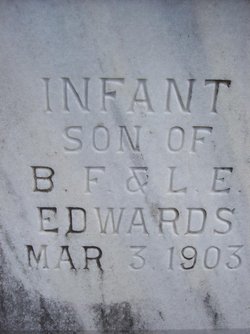 Infant Son Edwards 