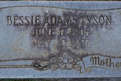 Bessie <I>Adams</I> Tyson 