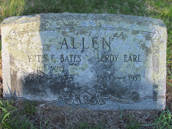 Myrtis E <I>Bates</I> Allen 