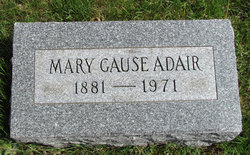 Mary Rebecca <I>Gause</I> Adair 