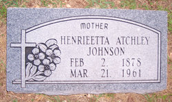 Henrietta “Etta” <I>Atchley</I> Johnson 