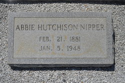 Abbie <I>Hutchinson</I> Nipper 