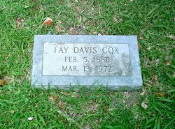 Fay <I>Davis</I> Cox 