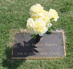 Elsie Marie “Suze” <I>Muennink</I> Adams 
