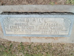 Ethel P <I>Keown</I> Ball 
