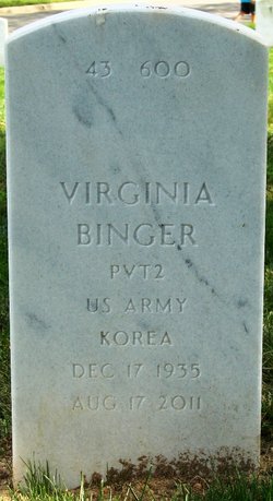 Virginia Charlene <I>Davis</I> Binger 