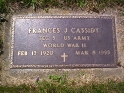 Frances Jane <I>Weiser</I> Cassidy 