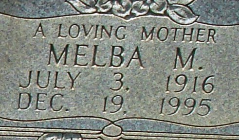 Melba McGuire Cochran (1916-1995)