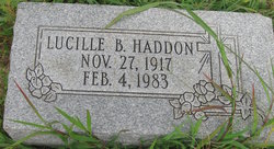 Lucille <I>Bennett</I> Haddon 