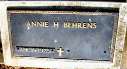 Annie Henrietta F <I>Meier</I> Behrens 