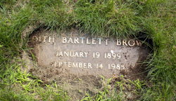 Edith <I>Bartlett</I> Brown 