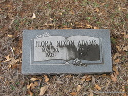 Flora Lucille <I>Nixon</I> Adams 