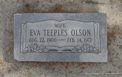 Eva May <I>Teeples</I> Olson 