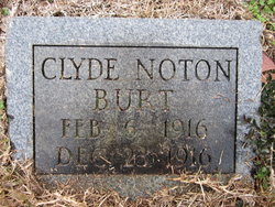Clyde Noton Burt 