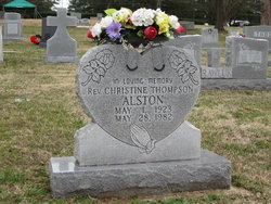 Rev Christine Thompson Alston 