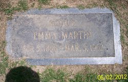 Martha 'Emma' <I>Crumpton</I> Martin 
