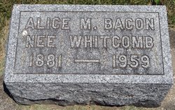 Alice M <I>Whitcomb</I> Bacon 