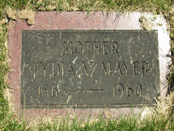 Lydia V <I>Mueller</I> Mayer 