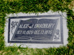 Alice J Bradbury 