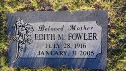 Edith Mildred <I>Morris</I> Fowler 