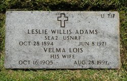 Leslie Willis Adams 