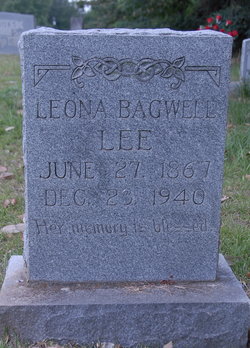 Leona M. “Lonnie” <I>Bagwell</I> Lee 