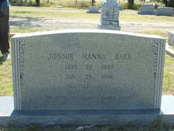 Jonnie <I>Hanna</I> Barr 