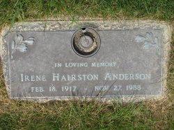 Irene <I>Hairston</I> Anderson 