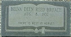 Belva Dean <I>Reed</I> Broach 