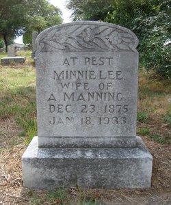 Minnie Lee <I>Coston</I> Manning 