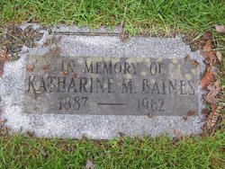 Katherine Maude <I>Baines</I> Chowne 